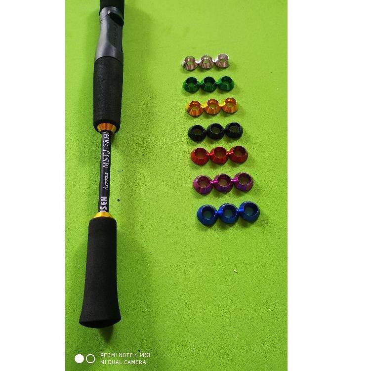 Reel seat ukuran 16 Custom japan style 1 set + winding check 3pcs (KODE 0)