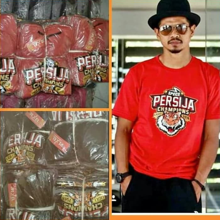 NJSTO1058 KAOS BAJU CHAMPIONS JUARA PERSIJA JAKARTA