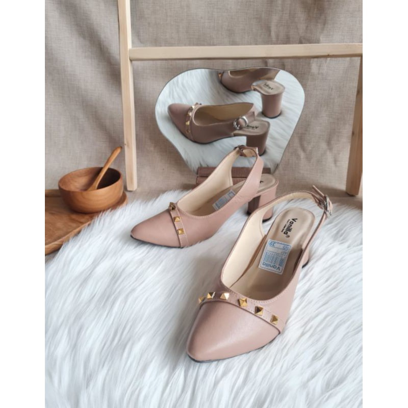 ABBUSHOES Hs 112 pantofel stut 7cm wanita