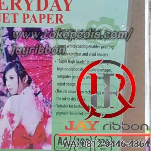 

● Kertas Inkjet PAPER HOLGRAM A4 128 gsm (Isi 100 Lembar) ☎