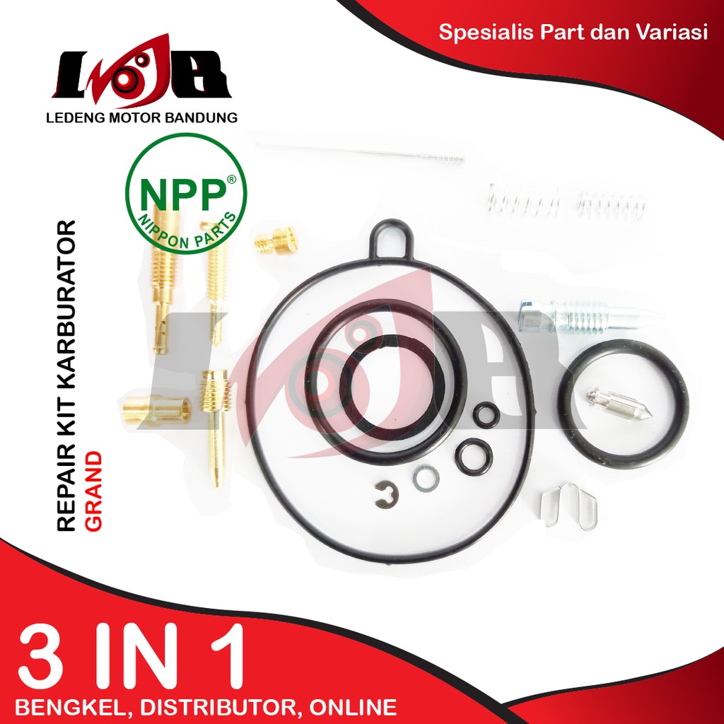 NPP RepairKit Karburator Astrea Grand Prima Parkit Carburator set Carbu Daleman Karbu