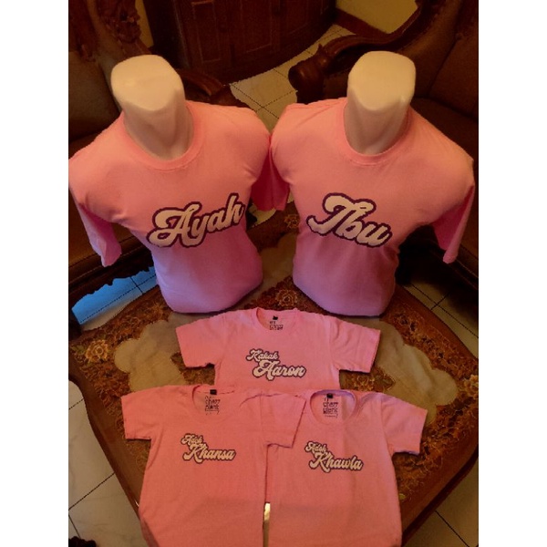 Sablon Kaos Satuan | Desain Bebas Full Colour | DTF