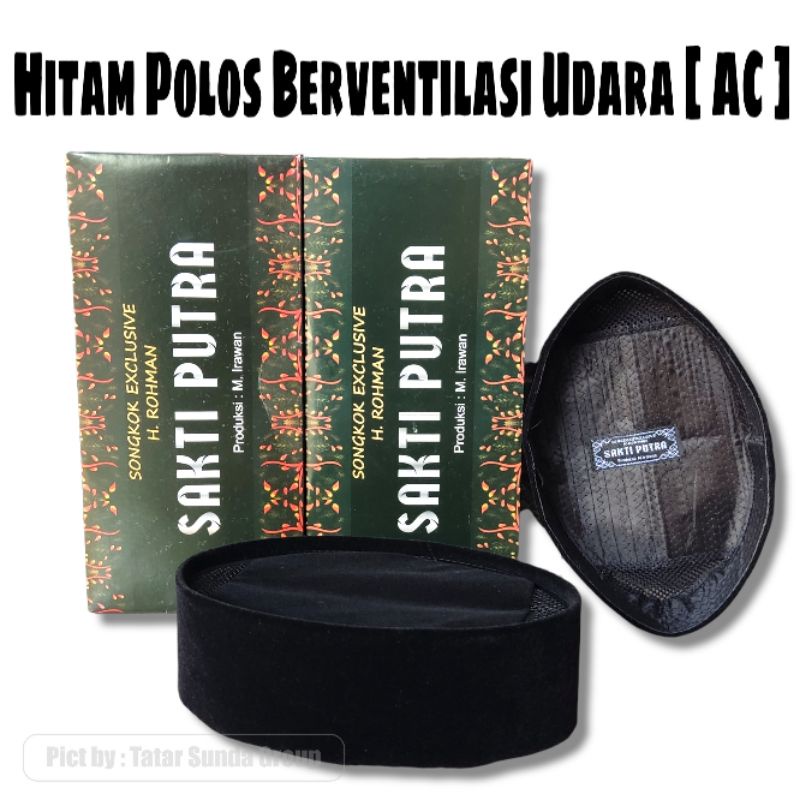 Peci Hitam Polos Pria Songkok Moeslim Indonesia Kopiah Santri Aksesoris Lelaki Keren