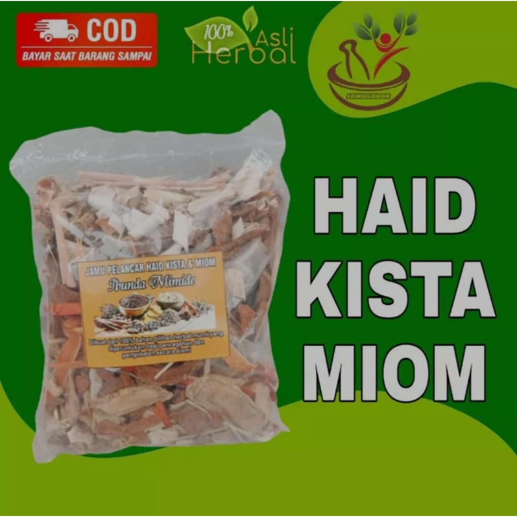 JAMU MELANCARKAN HAID OBAT PELANCAR HAID KISTA MIOM/SEHAT WANITA HERBAL ALAMI PALING AMPUH JAMU GODO