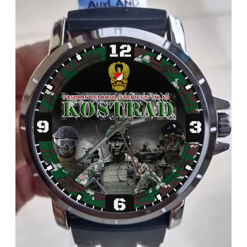 Jam Tangan Keren Terbaru Custom KOSTRAD TNI AD