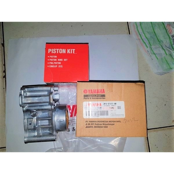 SALE -  Blok Seher &amp; Blok Mesin Mx King Set Piston Original Yamaha