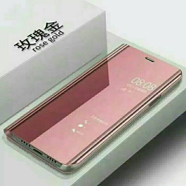 Terbaru!!! Clear view cover standing casing Samsung A70 2019