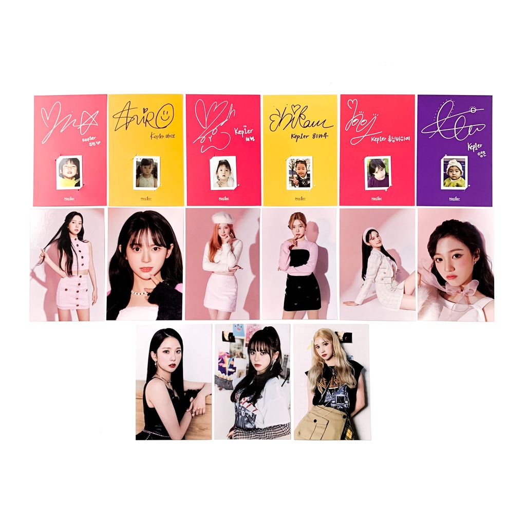 [sharing] Kep1er 1st Mini Album - FIRST IMPACT Postcard / Baby Card