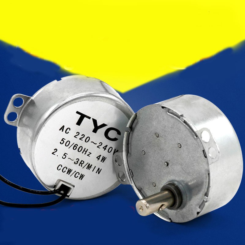 Motor 49KTYZ synchronous 4 watt 220V AC micro low-speed (8118)