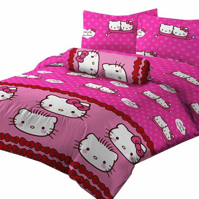 Lady Rose Sprei  King Hello  Kitty  Daniel Pink  Shopee 