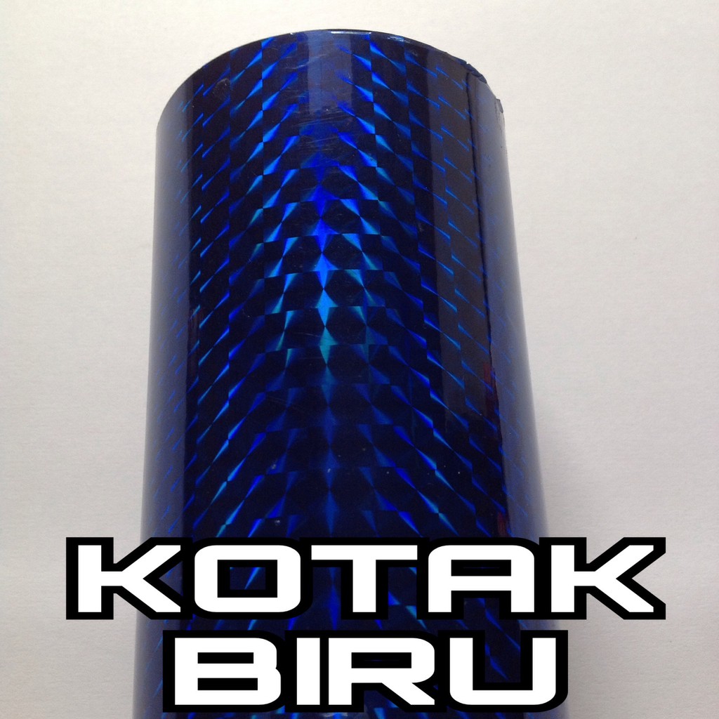 

STIKER HOLOGRAM MOTIF KOTAK BIRU LURE 3D (15CM X 50CM) (30CM X 25CM) (10CM X 100CM) (20CM X 100CM) (30CM X 100CM) (60CM X 100CM)