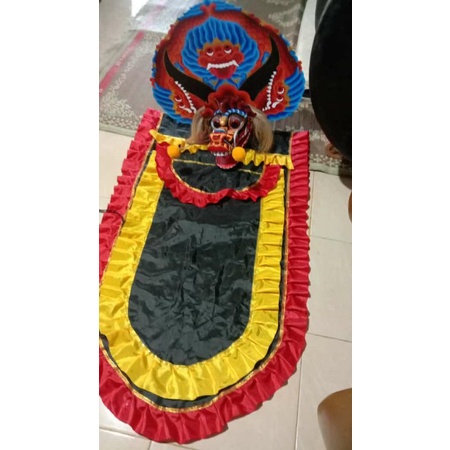 barongan mainan ukuran 17/18/19 + Kemul, cocok untuk anak SMP