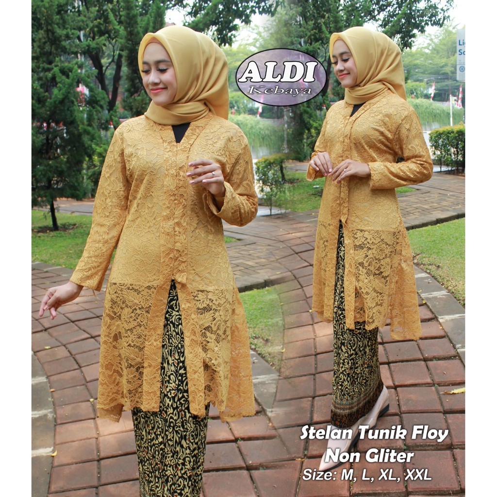 Kebaya kuno - kebaya modern terpopuler - set kebaya brukat floy kurung - kebaya set batik - kebaya