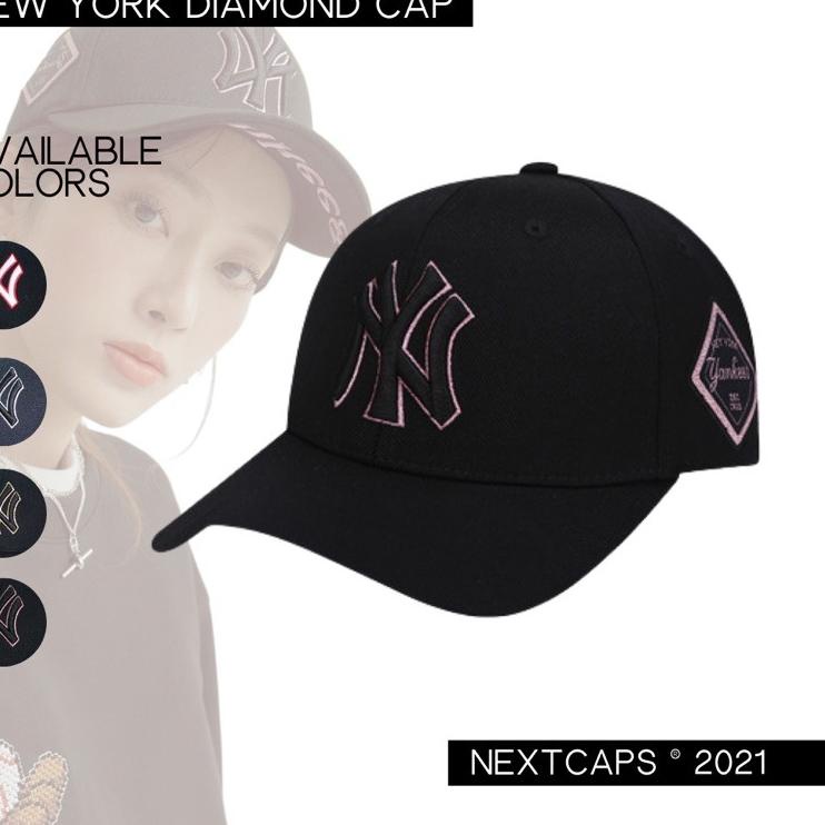 Bagus Dipakai.. [BISA COD] ORIGINAL TOPI NY LIST PINK GOLD LUNA MAYA BASEBALL CAP NEW ERA KOREA CEWE