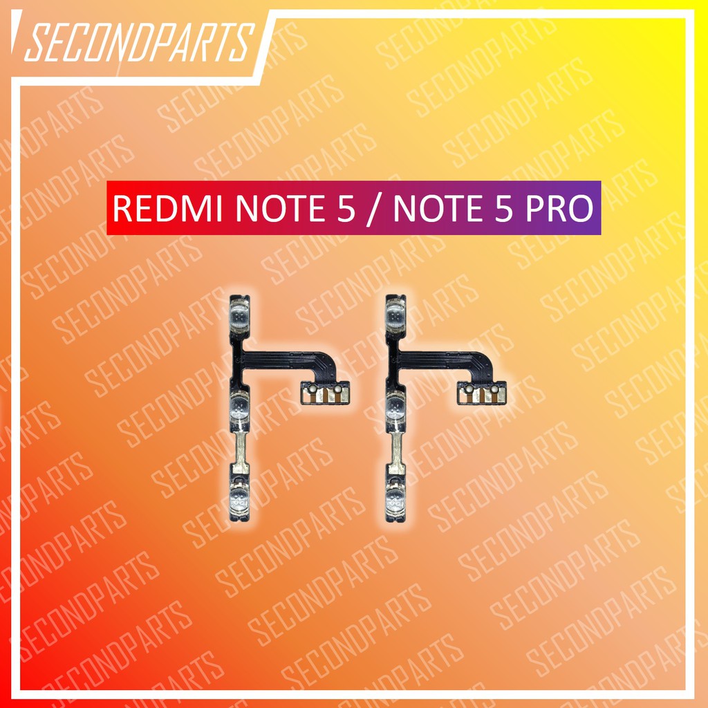 FLEXIBLE ON OFF TOMBOL POWER XIAOMI REDMI NOTE 5 / 5 PRO ORIGINAL