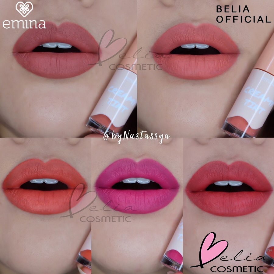 ❤ BELIA ❤ EMINA Creamy Tint NEW 1-5 3.6g | lip tint creammy emina creamytint