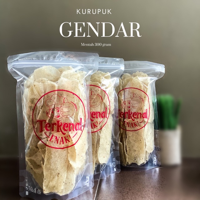 

Kerupuk Gendar Mentah