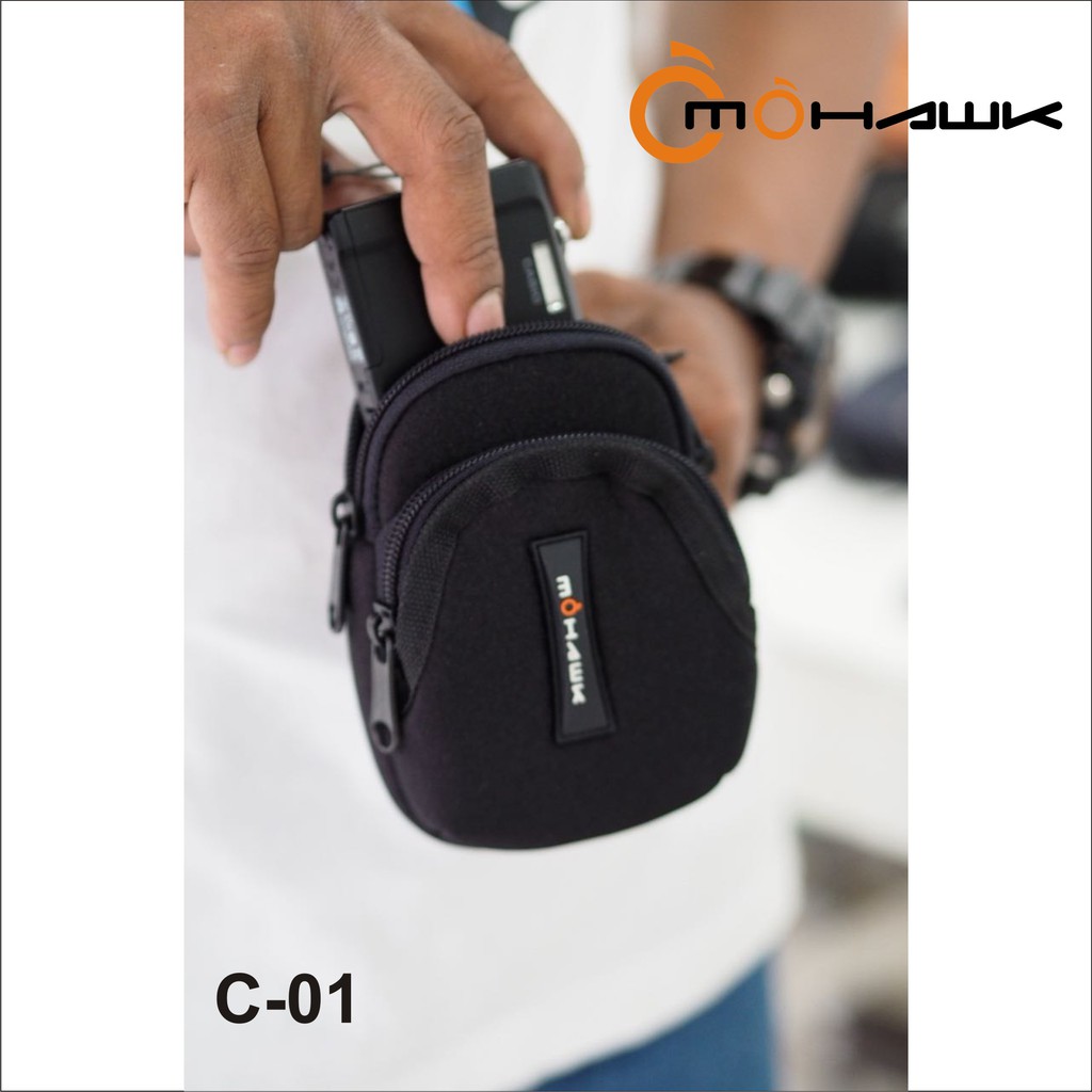 Dompet Pouch kamera digital/mirrorless/Harddisk MOHAWK Code C01