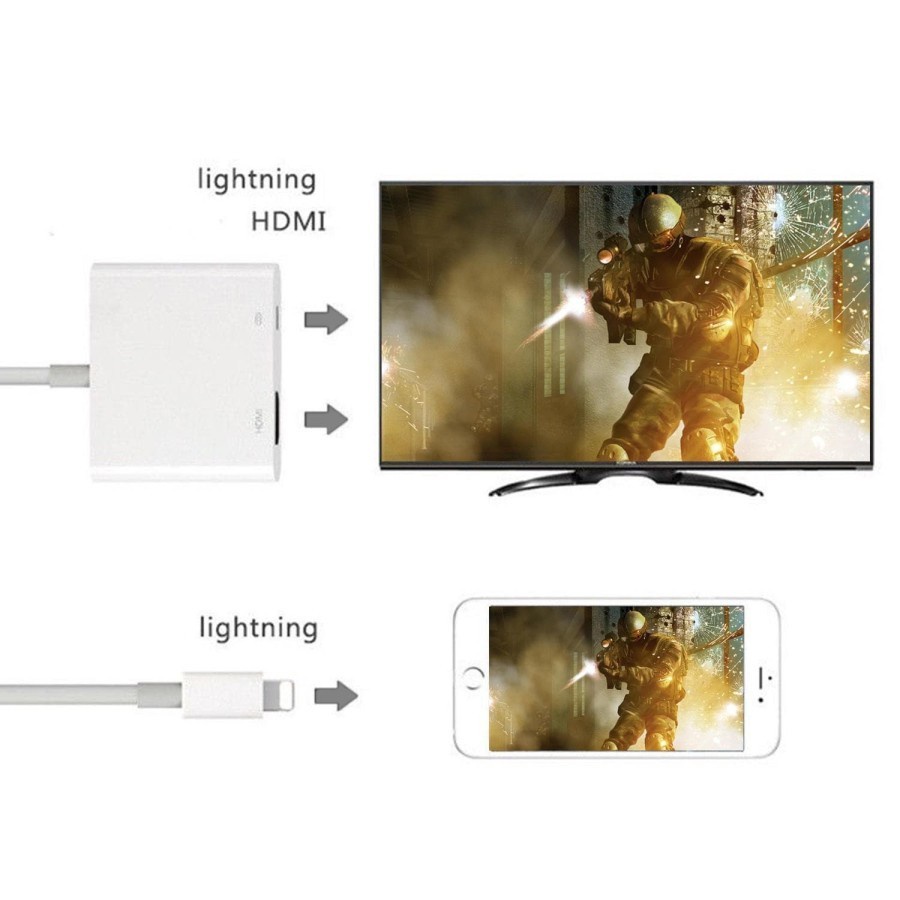 Converter Lightning to HDMI Digital AV Adapter