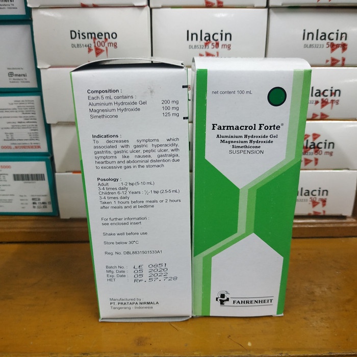 &quot;Terlaris&quot; Farmacrol Forte 100Ml - Obat Maag