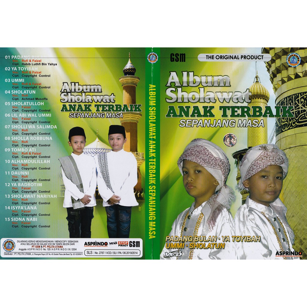 Vcd Sholawat Anak Terbaik Sepanjang Masa Shopee Indonesia