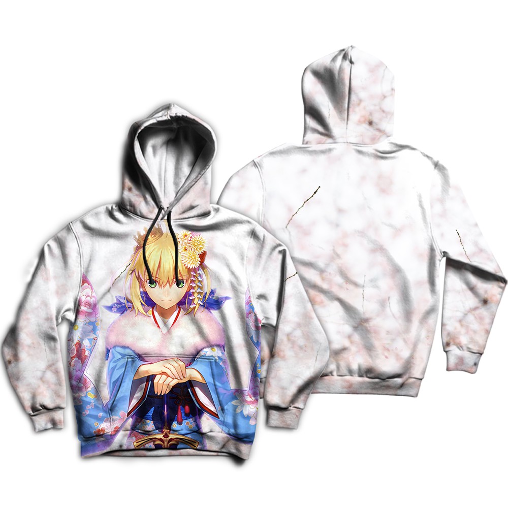 Hoodie Pullover Anime Artoria Pendragon, Animophilia