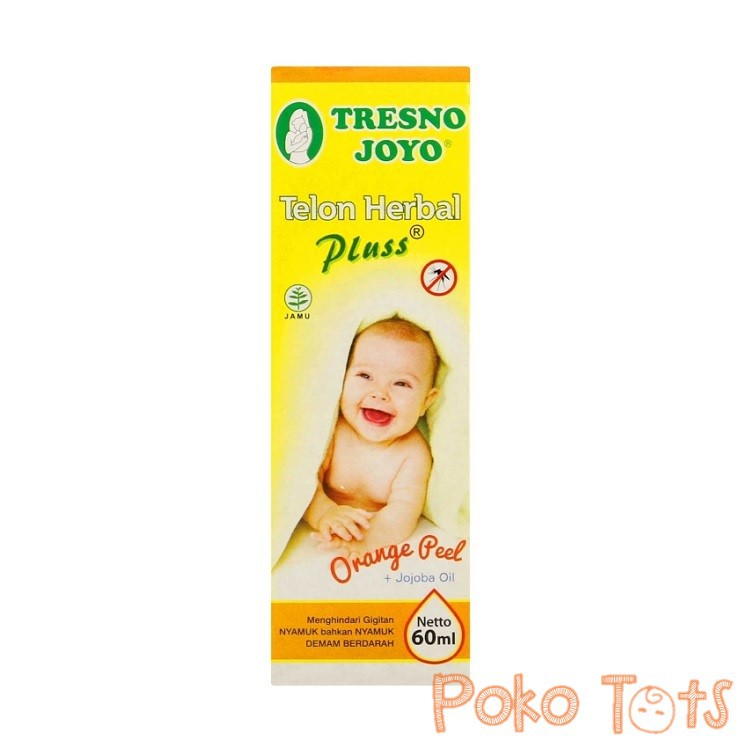 Tresno Joyo Minyak Telon Herbal Pluss Kulit Jeruk 60ml Orange Peel