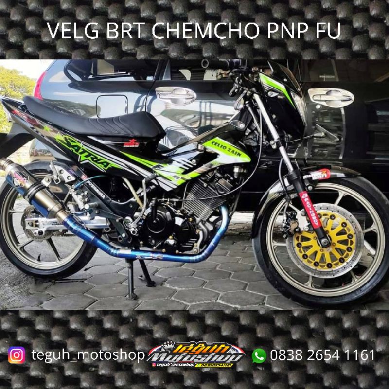 Velg BRT Chemcho cemcho jupiter z / blade pnp Satria fu velg palang 6 satria fu