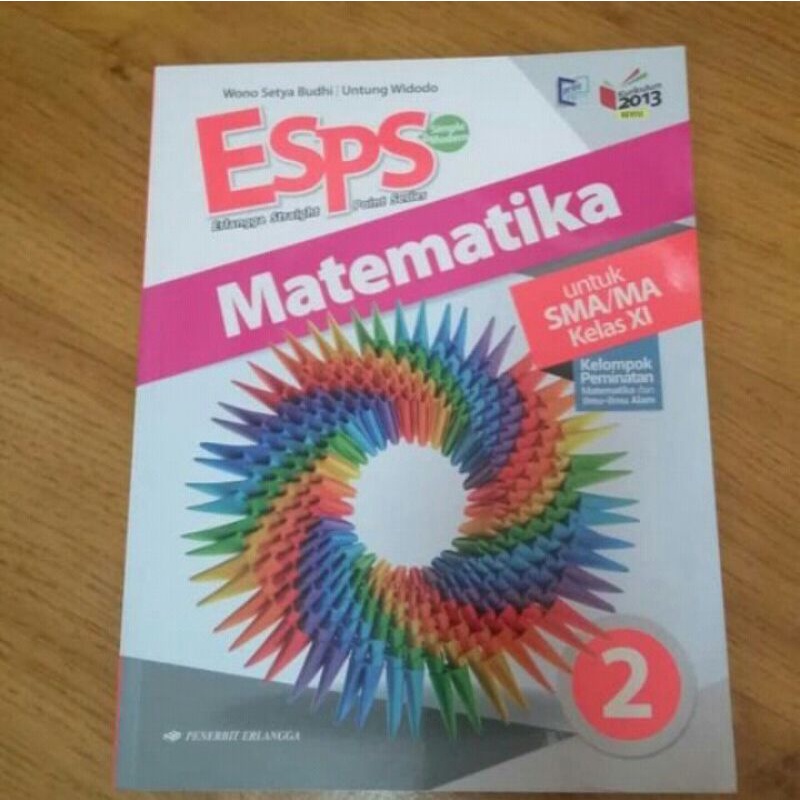 

Esps Matematika Kelas 2 Sma K13 Revisi Erlangga