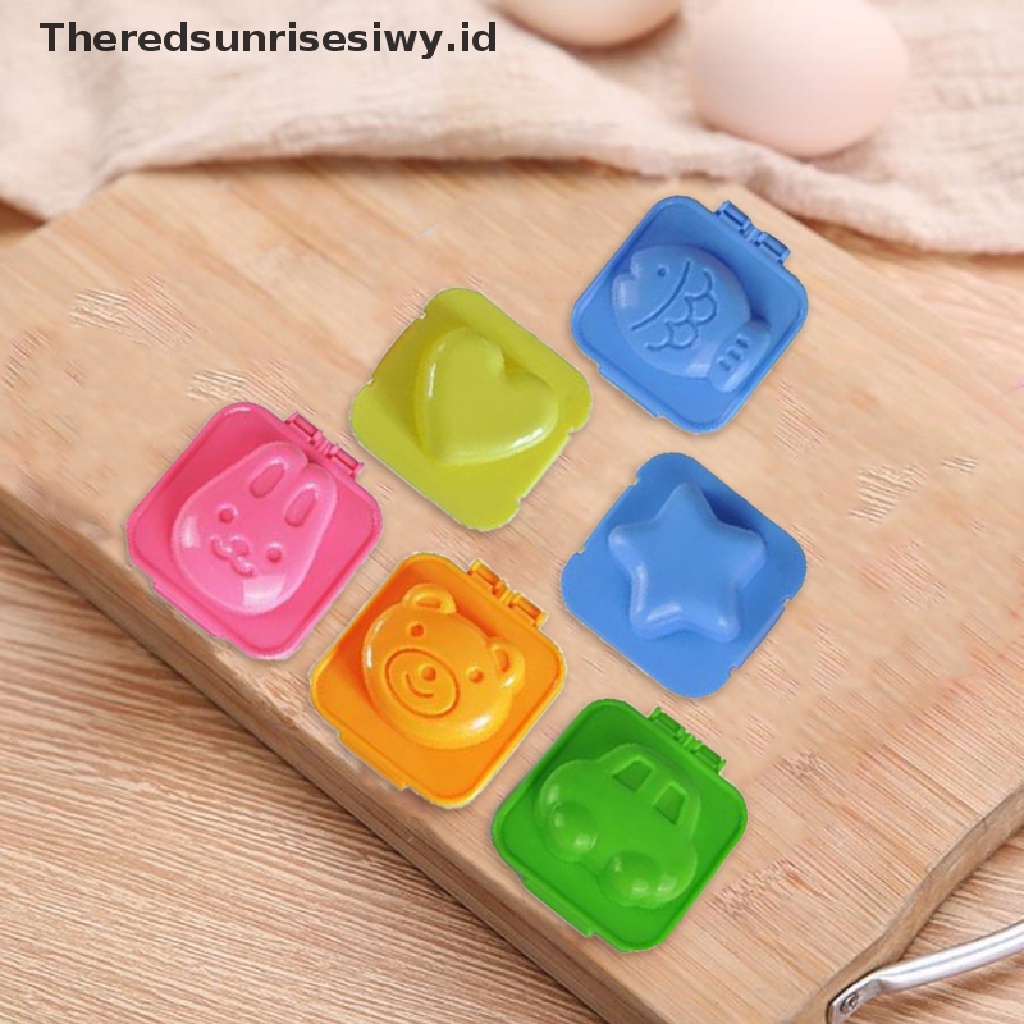 # Alat Rumah Tangga # 2pcs Cetakan Nasi / Telur Rebus / Sushi / Bento DIY Bentuk Kartun