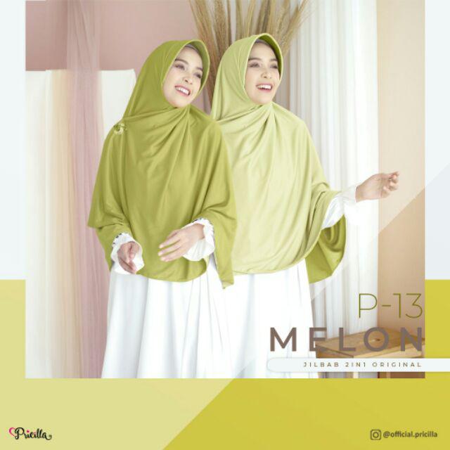 JILBAB INSTAN BOLAK BALIK PRICILLA ORIGINAL PAD-P13