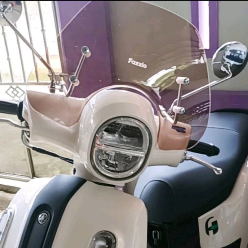 windshield fazzio - visor Yamaha fazzio hybrid - aksesoris fazzio