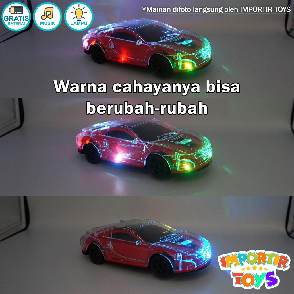 Mainan Mobil Anak dengan Lampu dan Lagu Best Moder 4 Varian