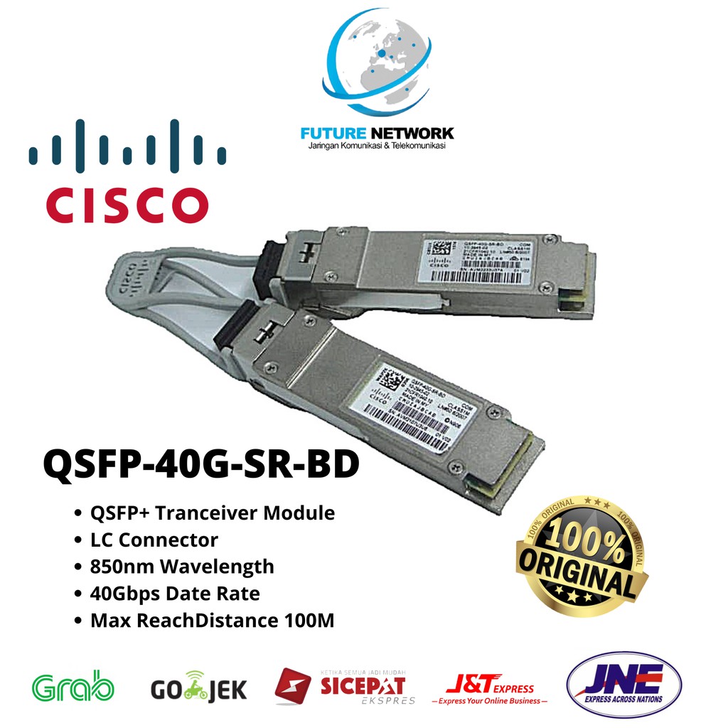 CISCO QSFP-40G-SR-BD-QSFP TRANSCEIVER MODULE