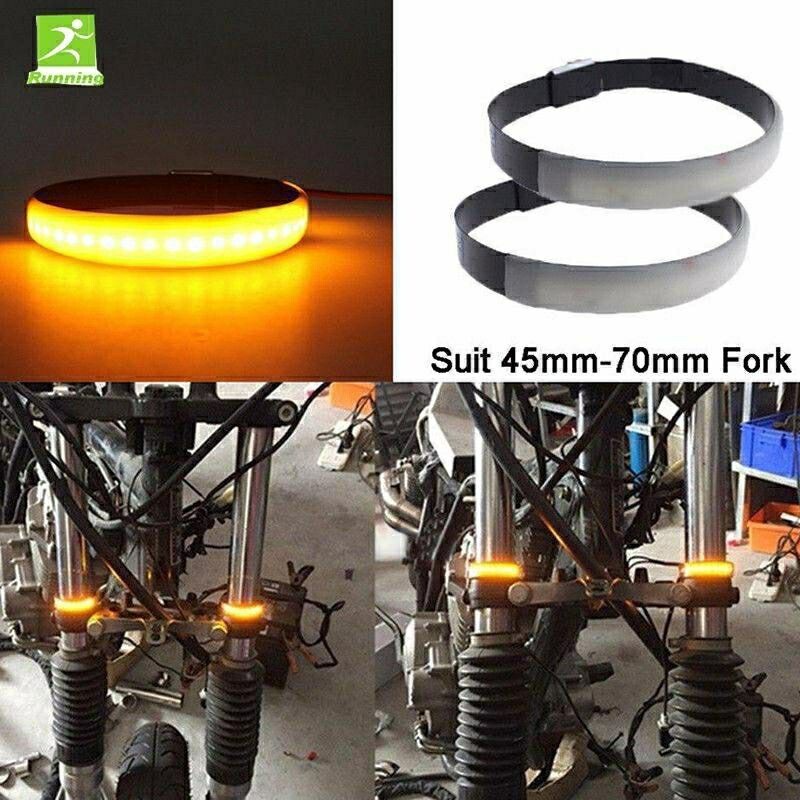 Lampu Sein Led Flexible Shock Motor/Lampu Led Strip Flexible Shock Motor 2 Tone/Lampu Shok Breaker M
