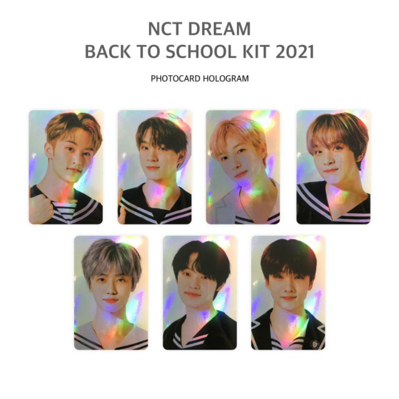 PHOTOCARD HOLOGRAM NCT DREAM