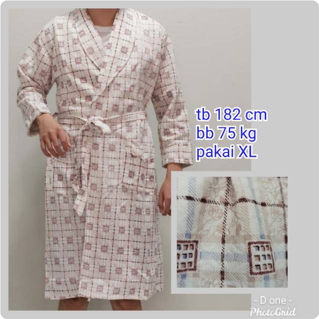 Kimono handuk waffle tebal/ premium