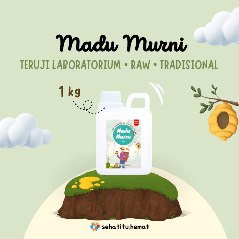 

1 Kg Madu Murni Teruji Labolatrium Aman untuk Ibu Hamil Menyusui Bayi Balita Anak-anak