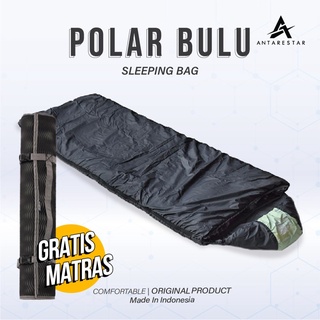Antarestar Sleeping Bag Polar Bulu Plus Matras Camping Outdoor