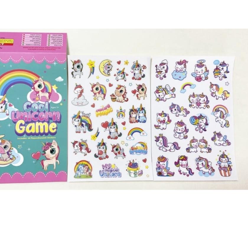 

Terkini!! Stiker Reusable Anak Kualitas Premium/ Stiker Waterproof Karakter/ Aktivitas Menempel bestseller
