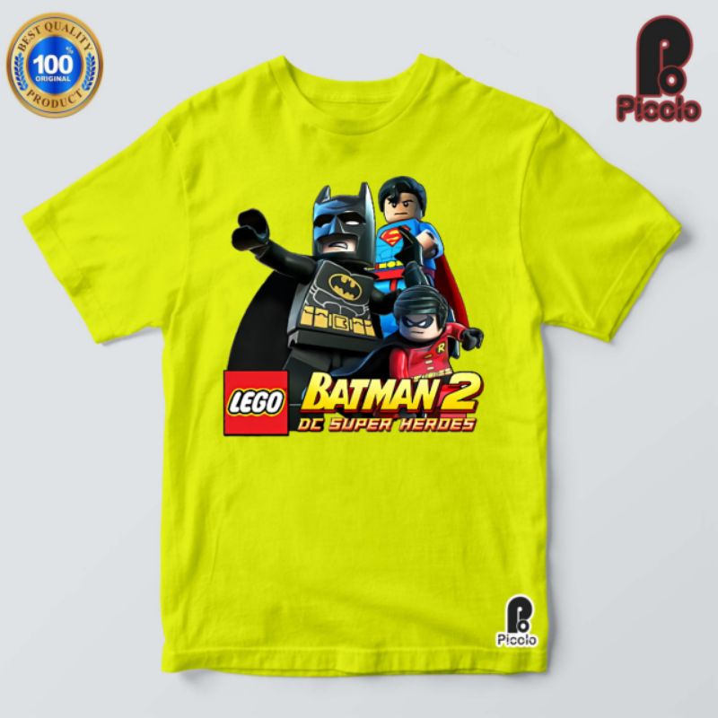baju kaos anak lego karakter batmen bahan premium