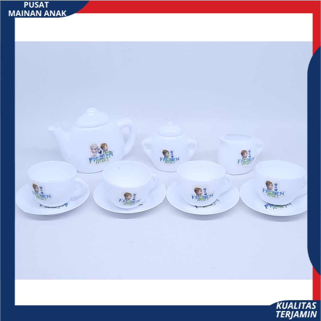 ( BISA COD) PROMO Mainan Anak Mini Tea Set Teko Cangkir / Kitchen Set / Alat Dapur / Cooking Set NEW