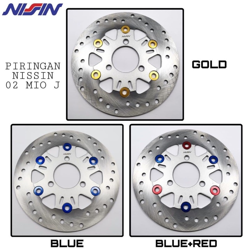 Disc Lubang 3 Piringan Cakram Depan Ukuran Standar Mio J Fino Mio Z Xeon X-rider xrider dll