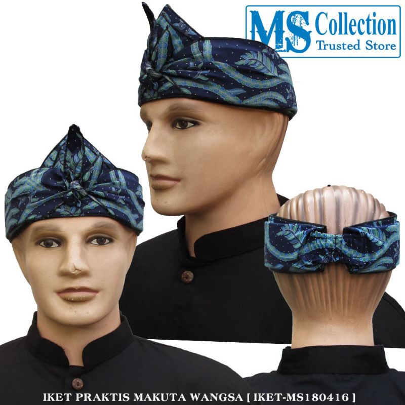 Iket Sunda Praktis Makuta Wangsa Batik
