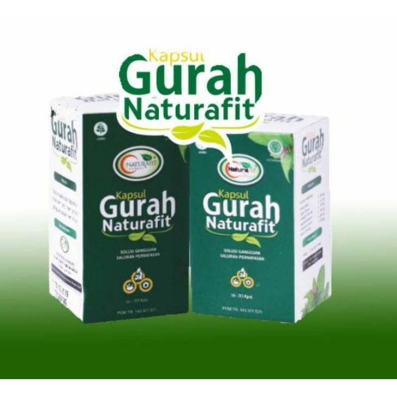 KAPSUL GURAH NATURAFIT  30 CPSL- KAPSUL GURAH TERLARIS - ORIGINAL IZIN POM
