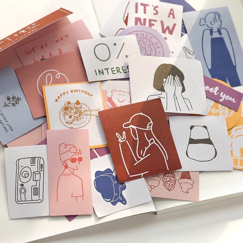 

DIY0106 (10 pcs) sticker jurnal/jurnal kit/bujo kit/sticker scrapbook/dekorasi diary/stiker aesthetic
