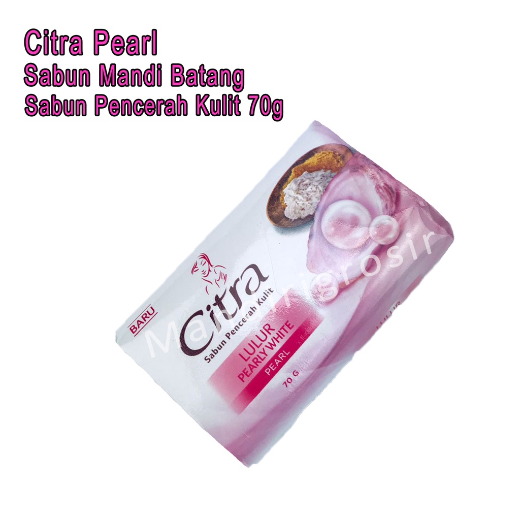 Sabun Pencerah Kulit *Citra * Lulur Pearly White * Pearl 70g