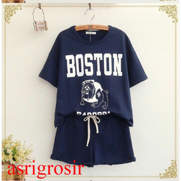 Set Boston - Baju Santai / Rumah Wanita