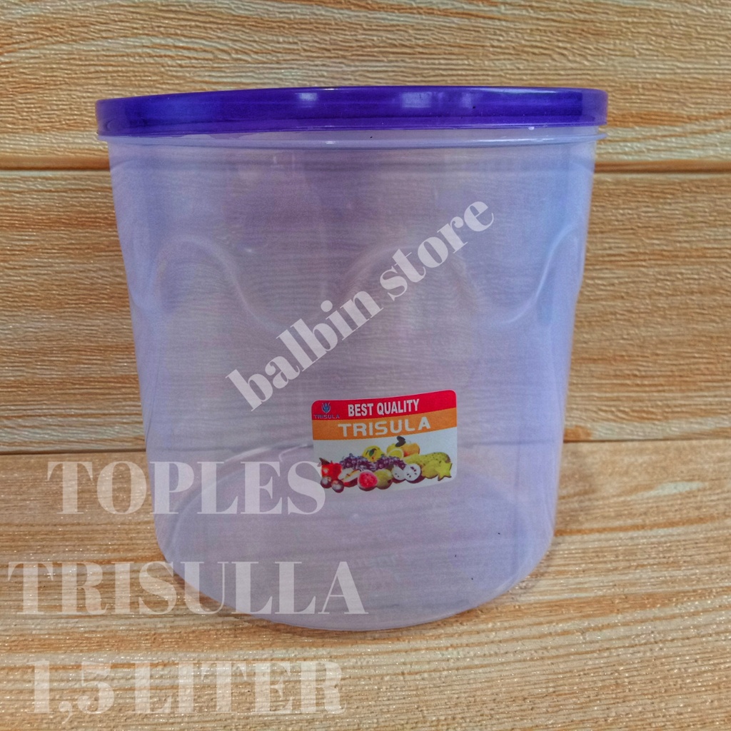 TOPLES PLASTIK TRANSPARAN 1,5 KG // TOPLES BULAT // TOPLES KUE KERING // TOPLES KUE // TOPLES LEBARAN