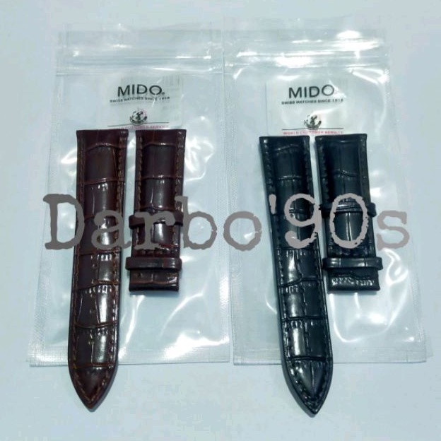 Strap Tali Kulit Jam Tangan Mido Tali Kulit Jam Mido